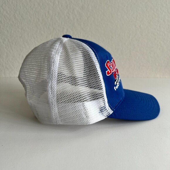 💛 SAN Felipe 2005 Off Road Race Blue White Mens Vintage Snapback Trucker Hat Cap - Picture 6 of 9